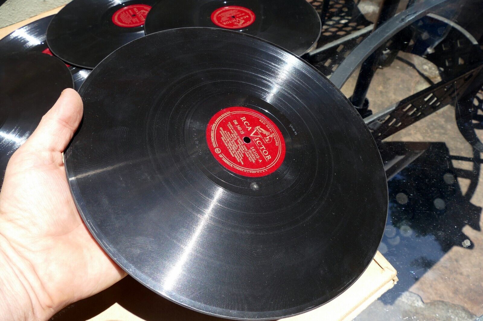 12" 78 RPM Record Set-(7)-Tosca Volume II-Puccini/Set DM-540/Gigli/Fabritiis