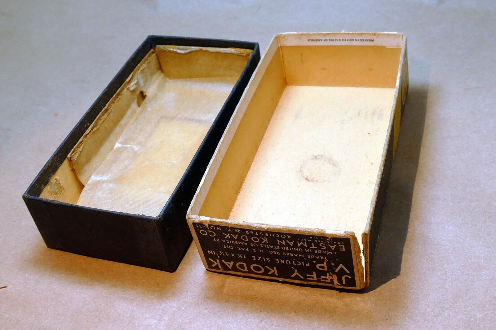 Kodak Empty Box (only ) for Jiffy 127 V.P. camera vintage