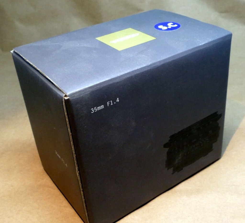 empty lens box (only) for  Nokton Classic Voigtlander 35mm f1.4 S.C.  M lens