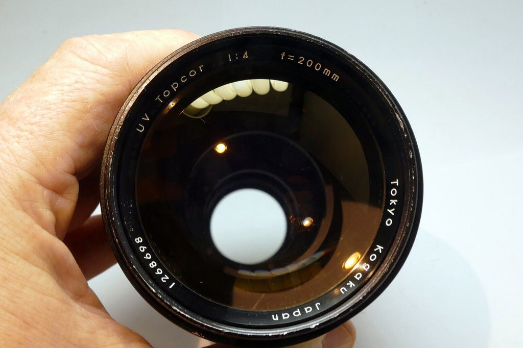 Topcon UV Topcor 200mm F4 Lens Telephoto prime - problem with Focus Ring