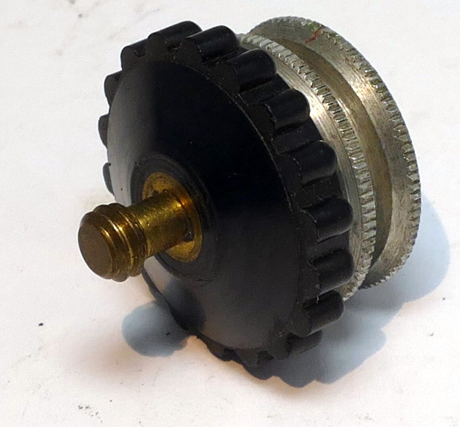 1/4"- 1/3" Tripod Screw to Flash Hot Shoe Mount Adapter  vintage threaded