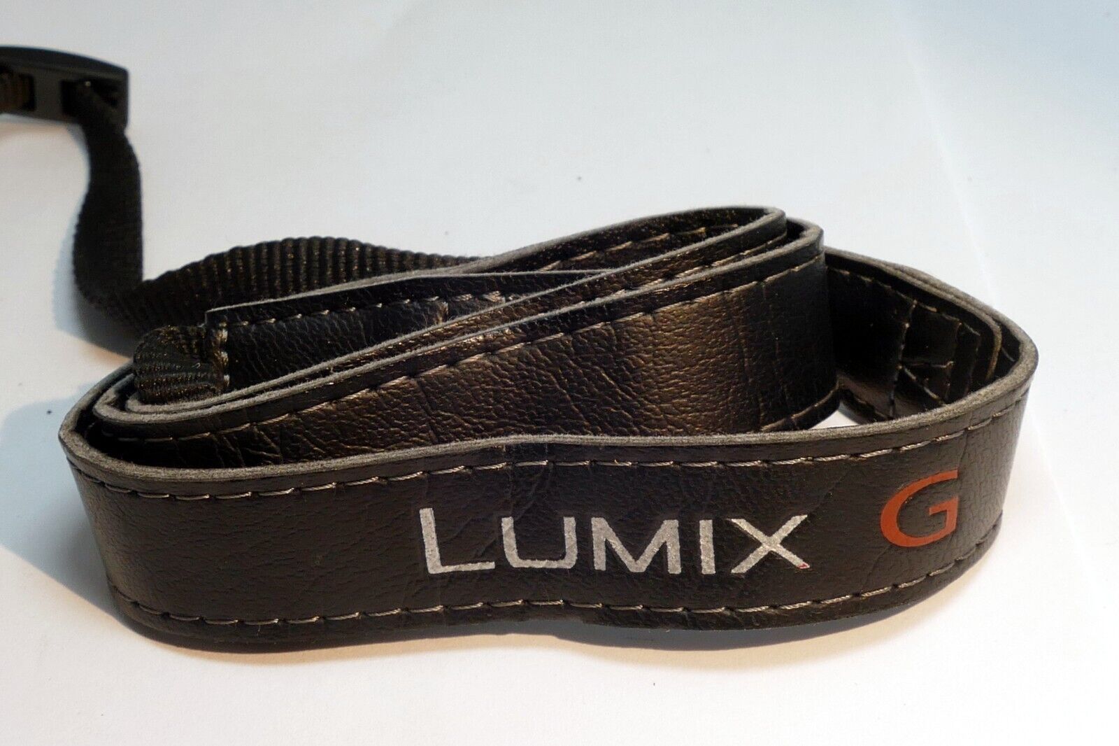 Panasonic Lumix G Shoulder Camera  Strap 2cm wide Black Leather  - Genuine OEM