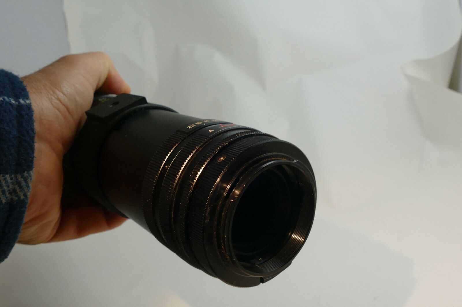 Ricoh Rikenon PK 400mm f6.3 Lens T2 mount - parts or repair - Not working AS IS