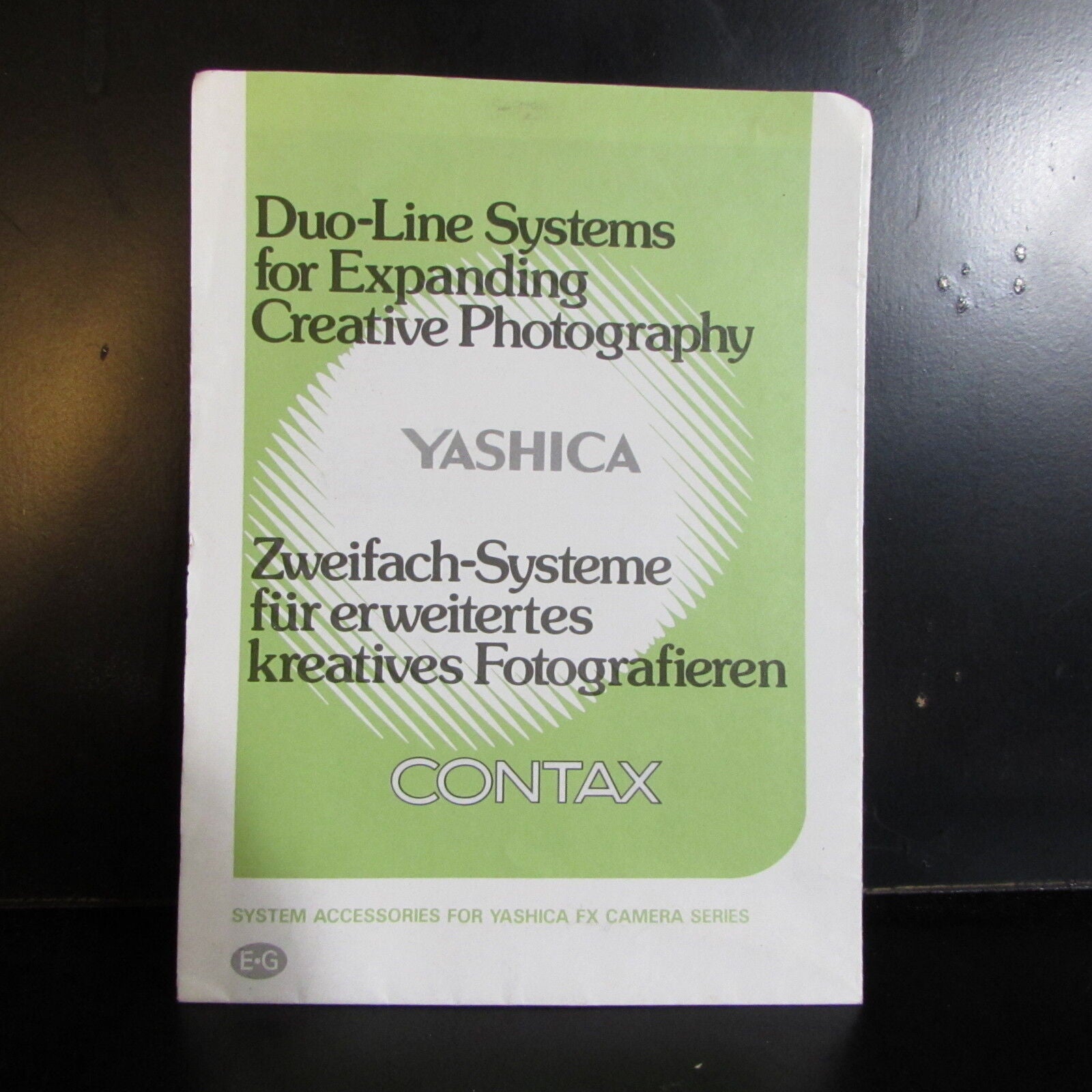 Contax  Yashica Duo - Line Systems Accessory Borchure Flash Lens List O401513