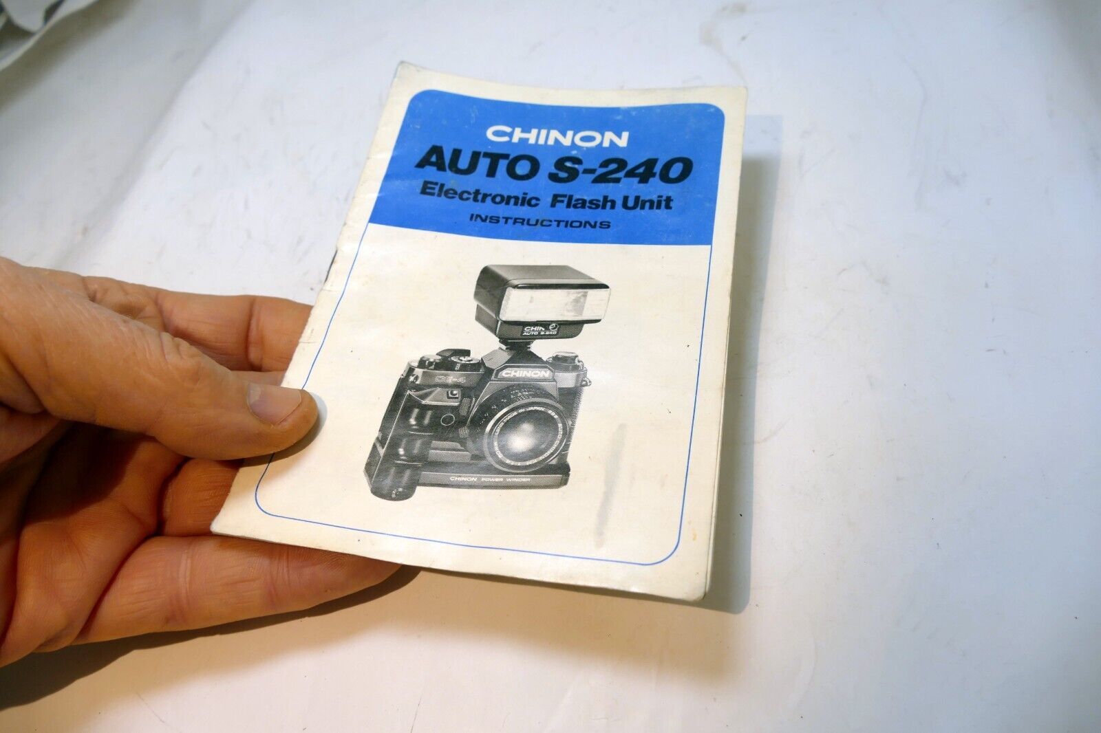 Chinon Auto S-240 Flash INSTRUCTION manual GUIDE English EN