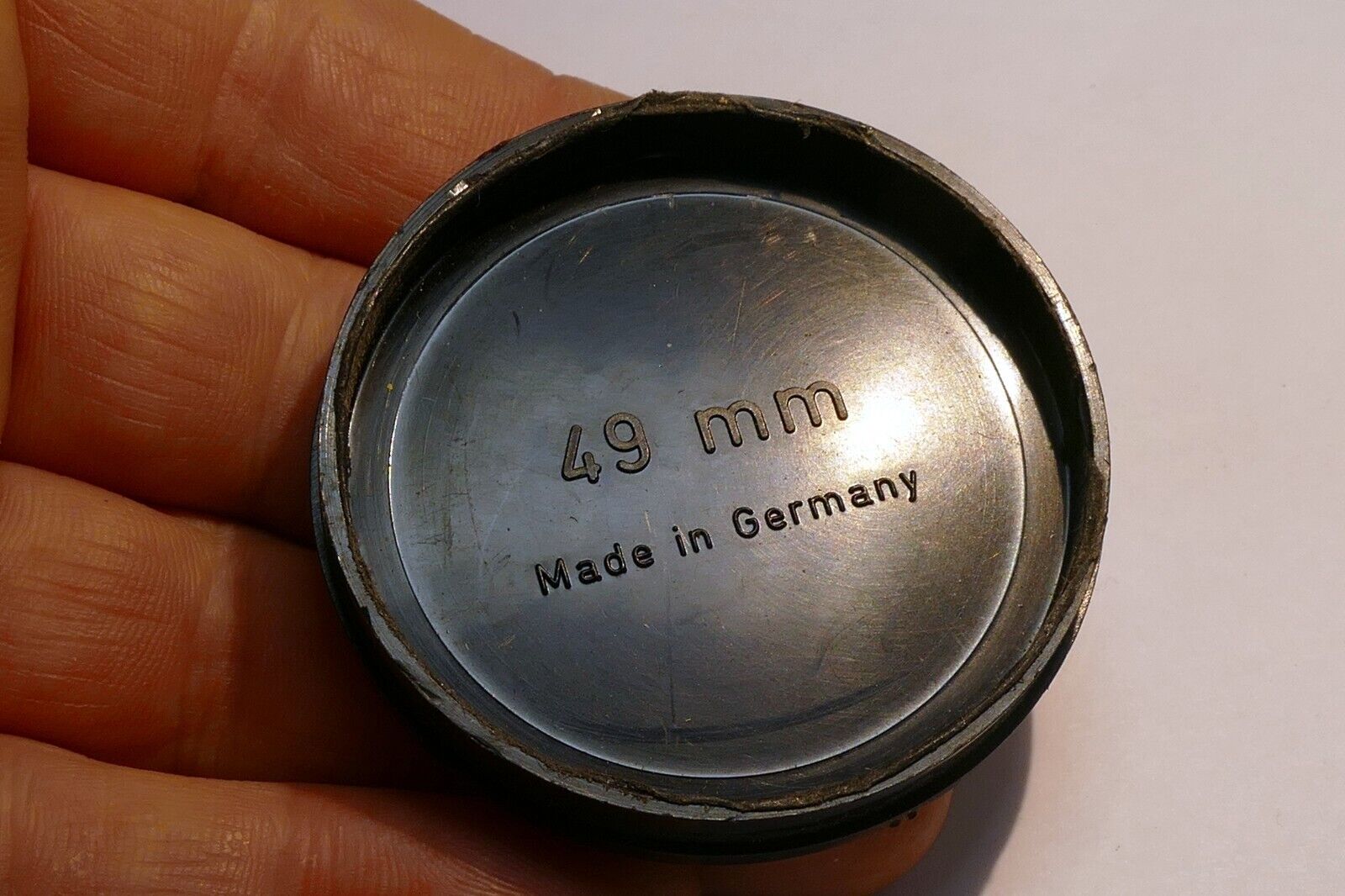 52mm Clip in Lens CAP  plastic vintage made in Germany