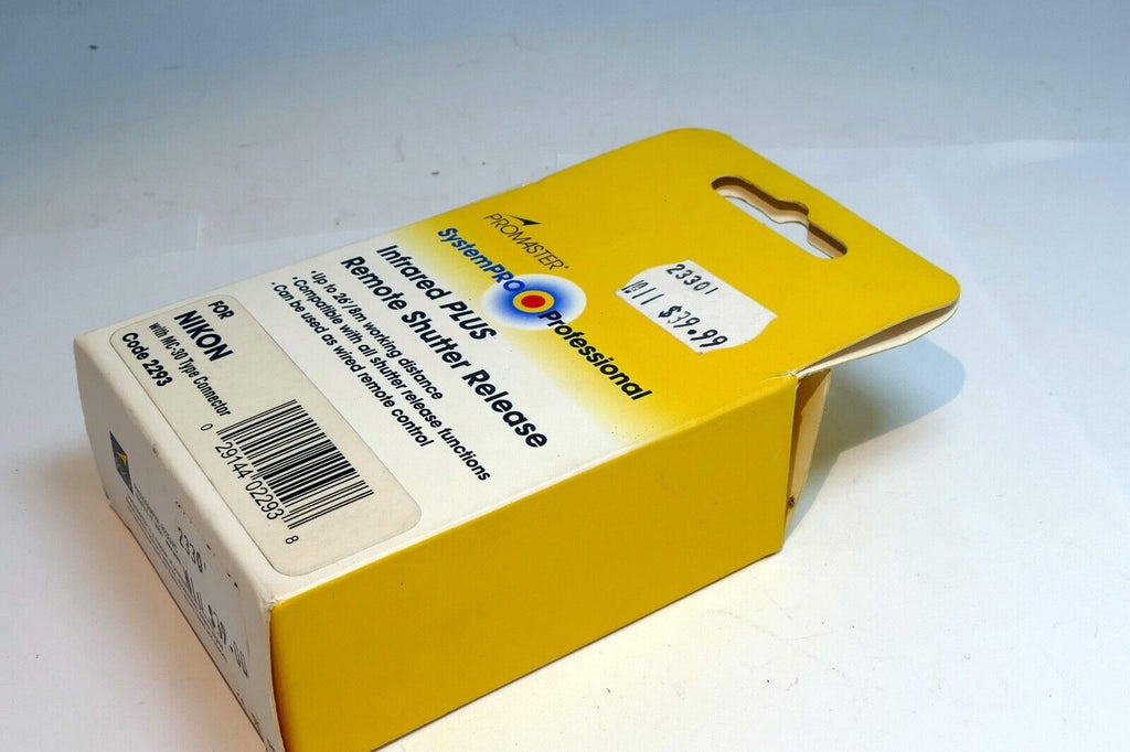 PRO Nikon MC-30 Camera 2293 System Infrared PLUS Remote Shutter Release 10 pin