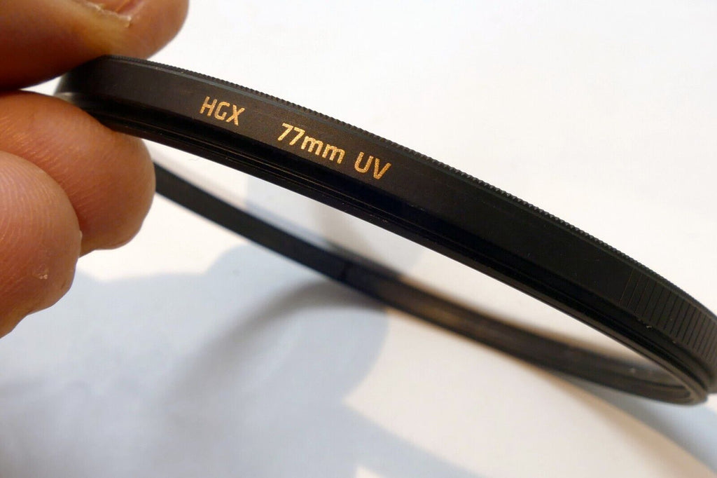 Promaster 77mm UV HGX  Filter Clear Low profile for wide angle - w/ ribbed rim