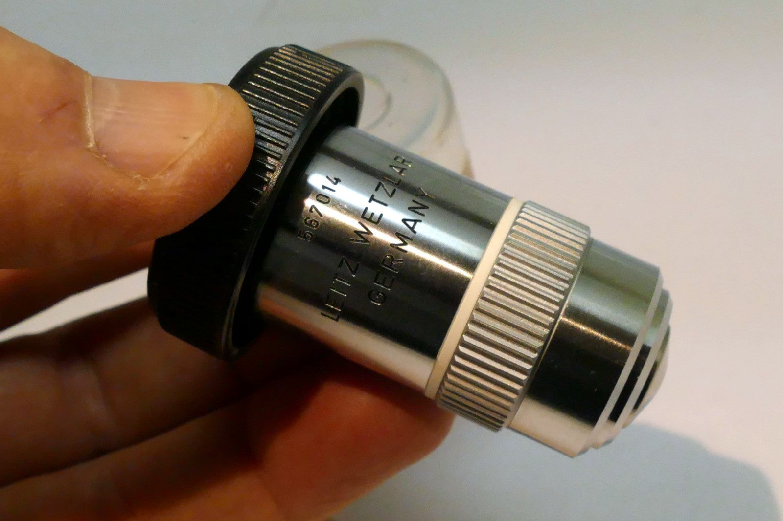 Leica PL Fluotar 100x/0.90 ∞/0 Microscope Objective  Leitz Wetzlar Germany
