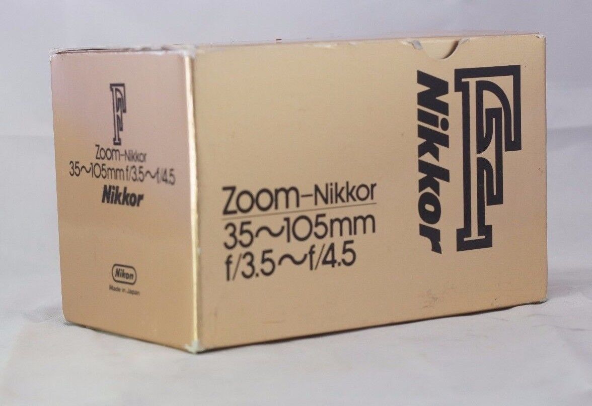 Empty Box for Nikon zoom  35-105mm  f3.5-4.5   F (Ai)  lens