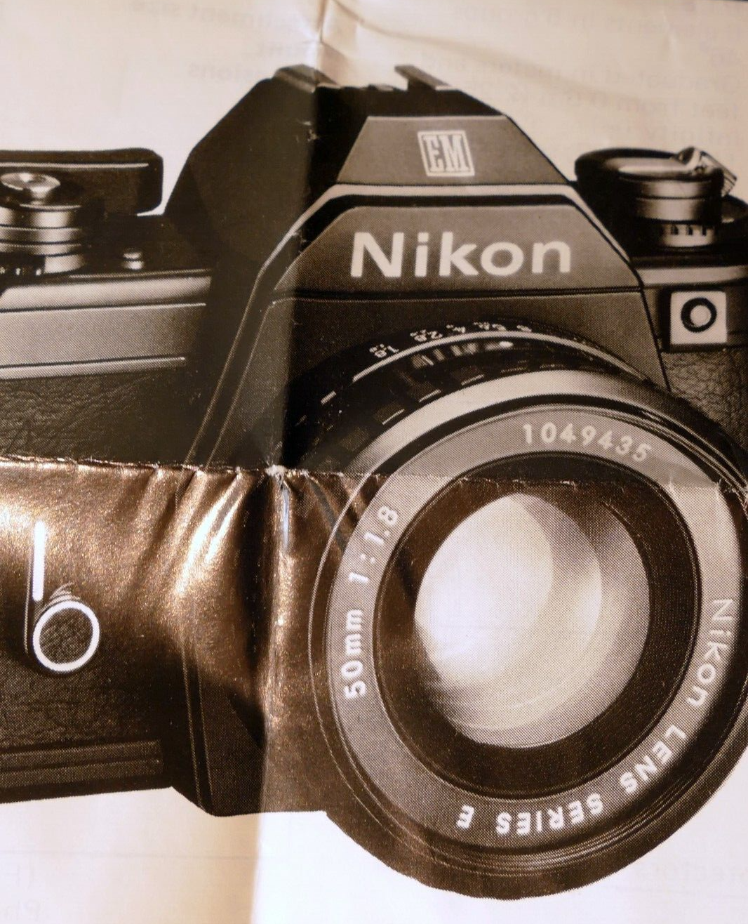 Nikon E series 50mm f1.8 Ai-s FLENS Instruction Guide Manual 1979