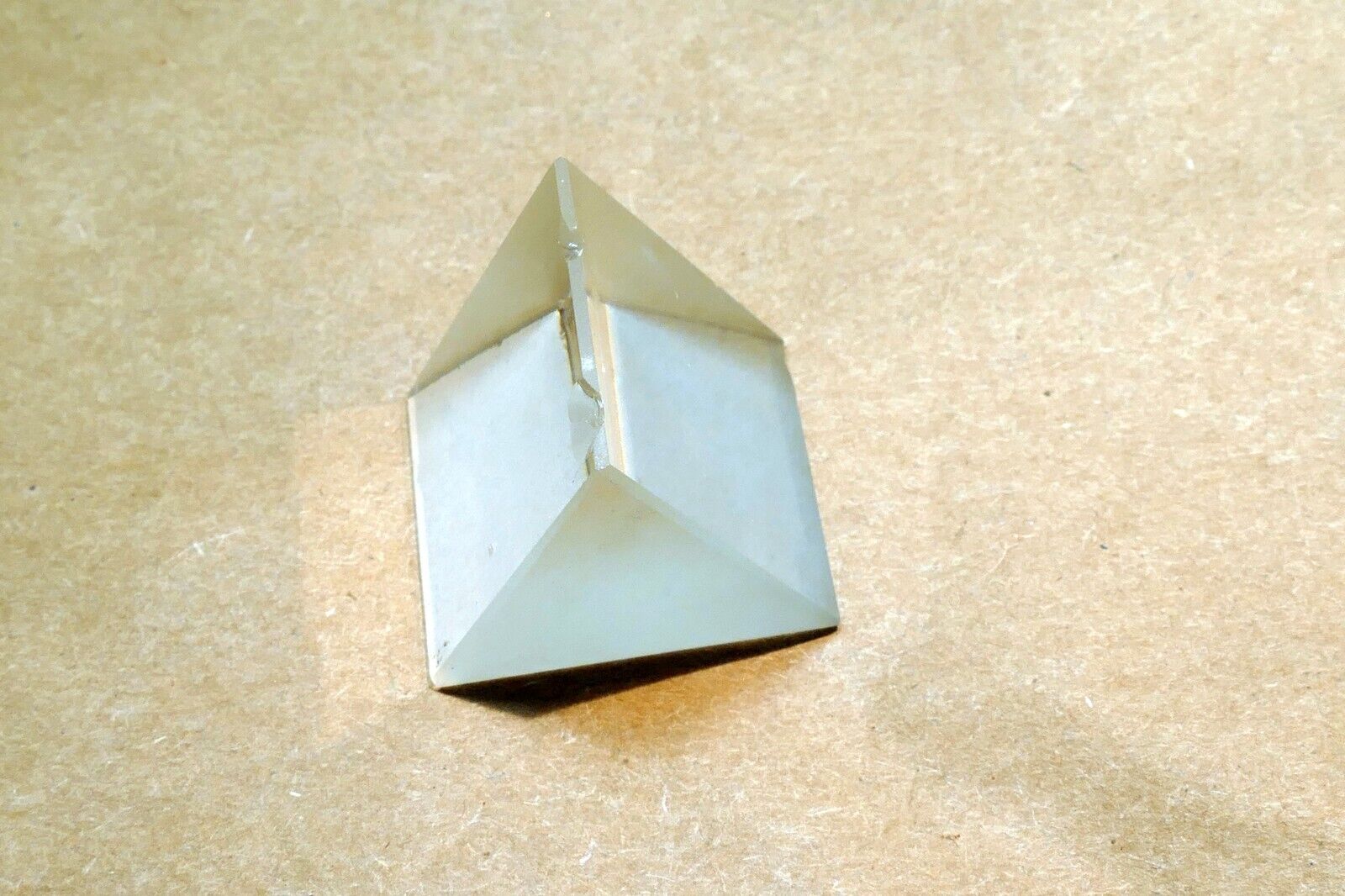 26mm Optical glass right angle prism 90 degree total reflection measurement