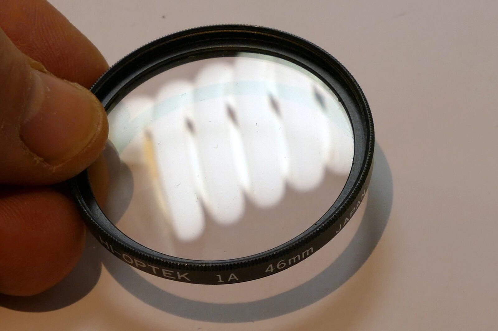 Hi-Optek 46mm Lens Filter 1A skylight sky Japan