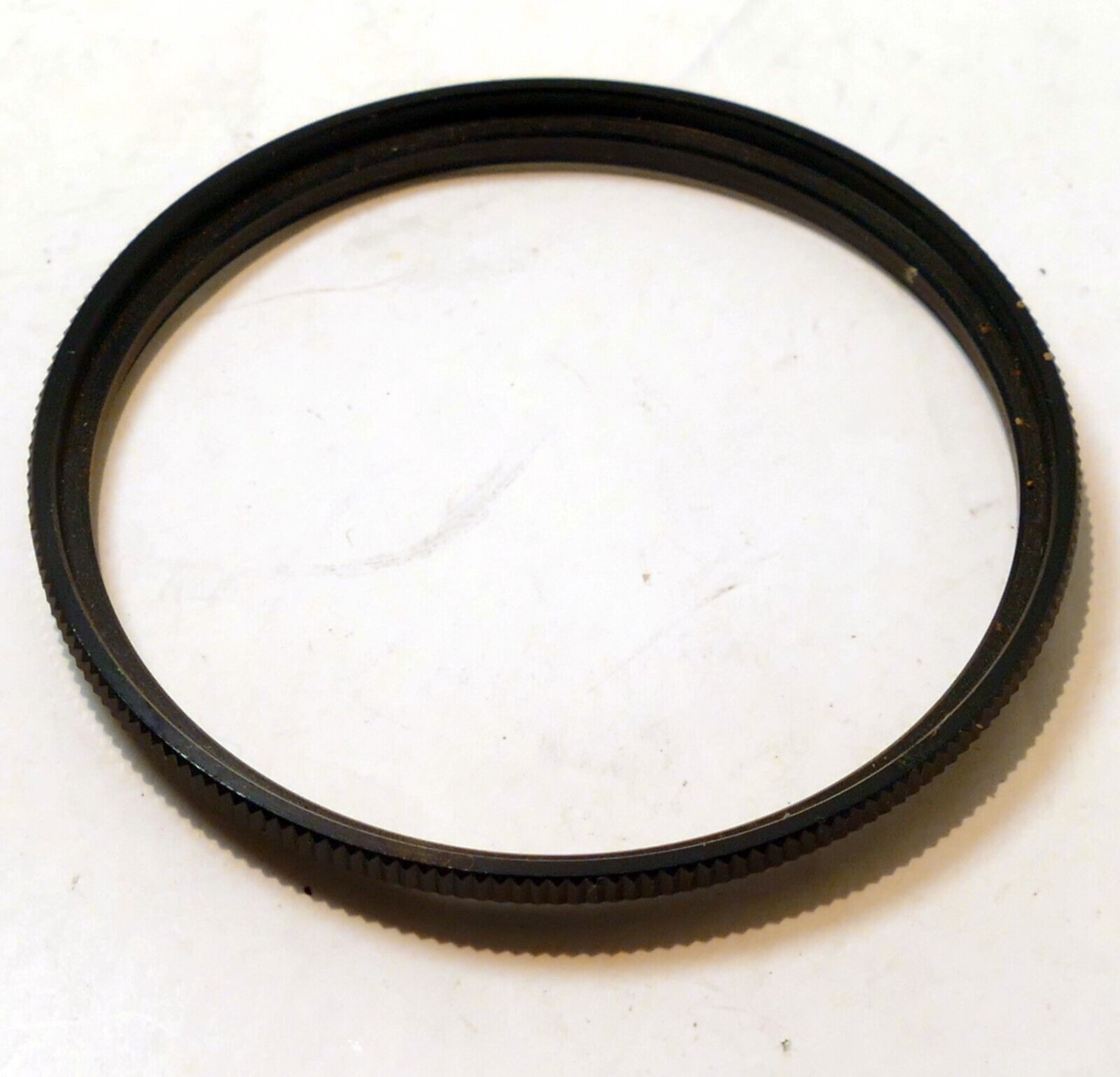 Male Threads Metal ring 49mm lens ribbed rim