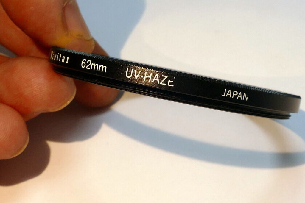 Vivitar  62mm Lens Filter  UV (0)  Haze low slim profile for wide angle