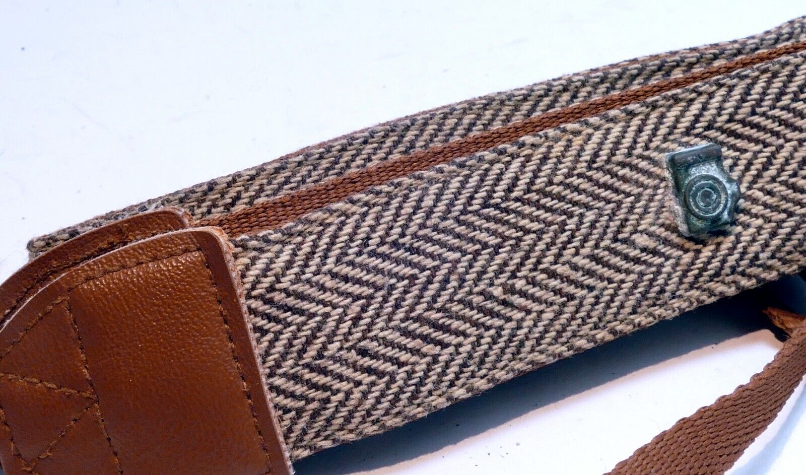 3.5cm Wide Brown canvas neck shoulder strap for suite SLR
