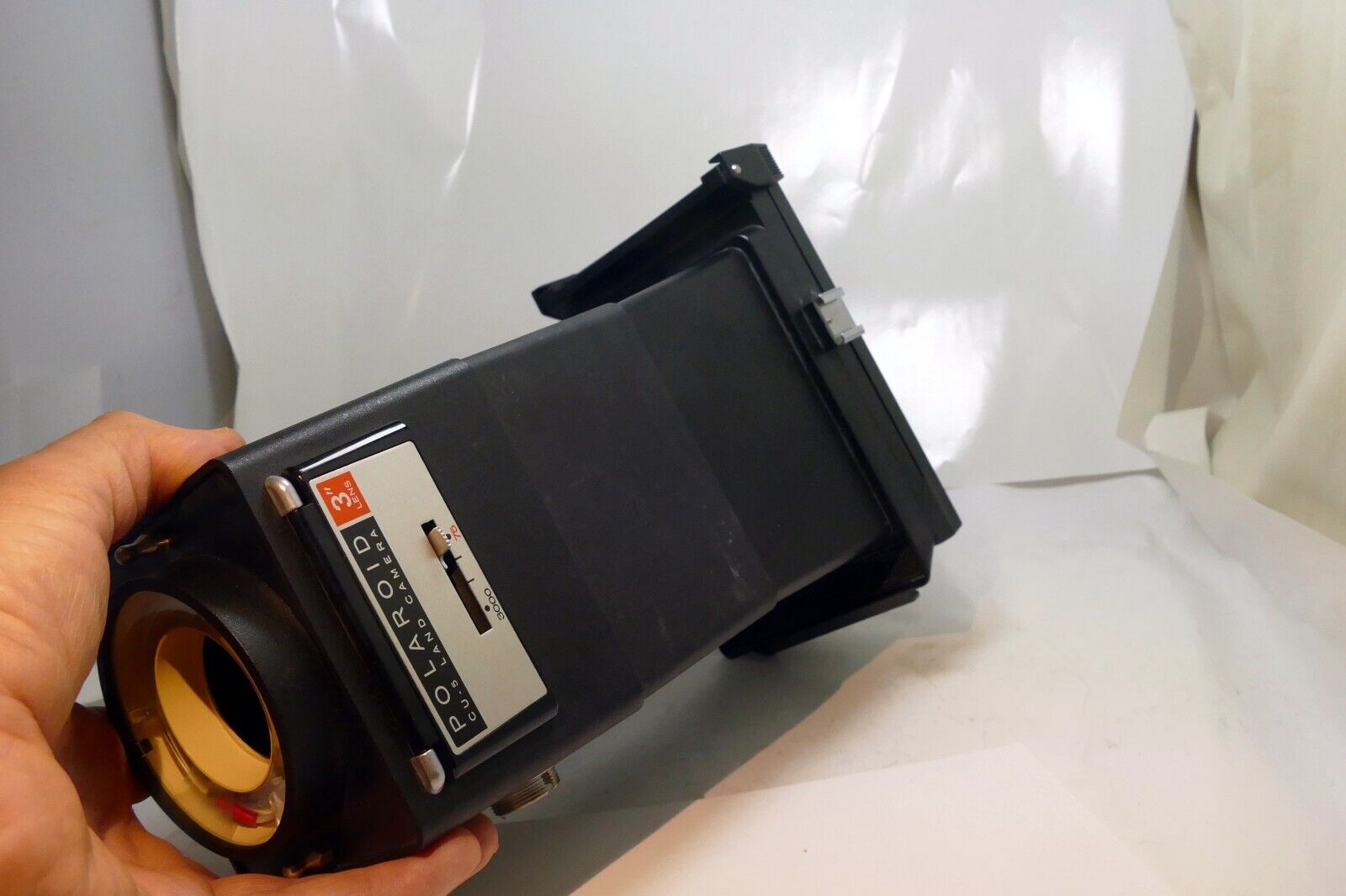 Polaroid CU-5 Land 4X5" Camera 3” Lens w/ custom Macro ring flash orthodontic