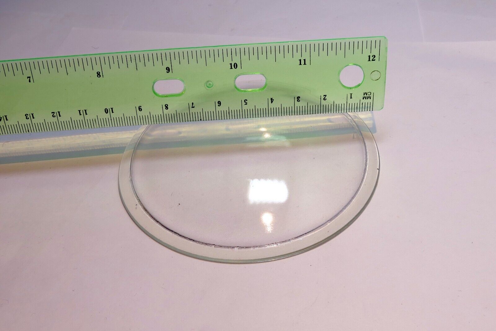 4"  Wide Angle Soft Focus Shade Dome MIni Diffuser  glass