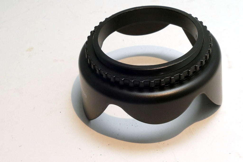 58mm Petal Lens Hood Shade   threaded screw flower tulip petal shaped