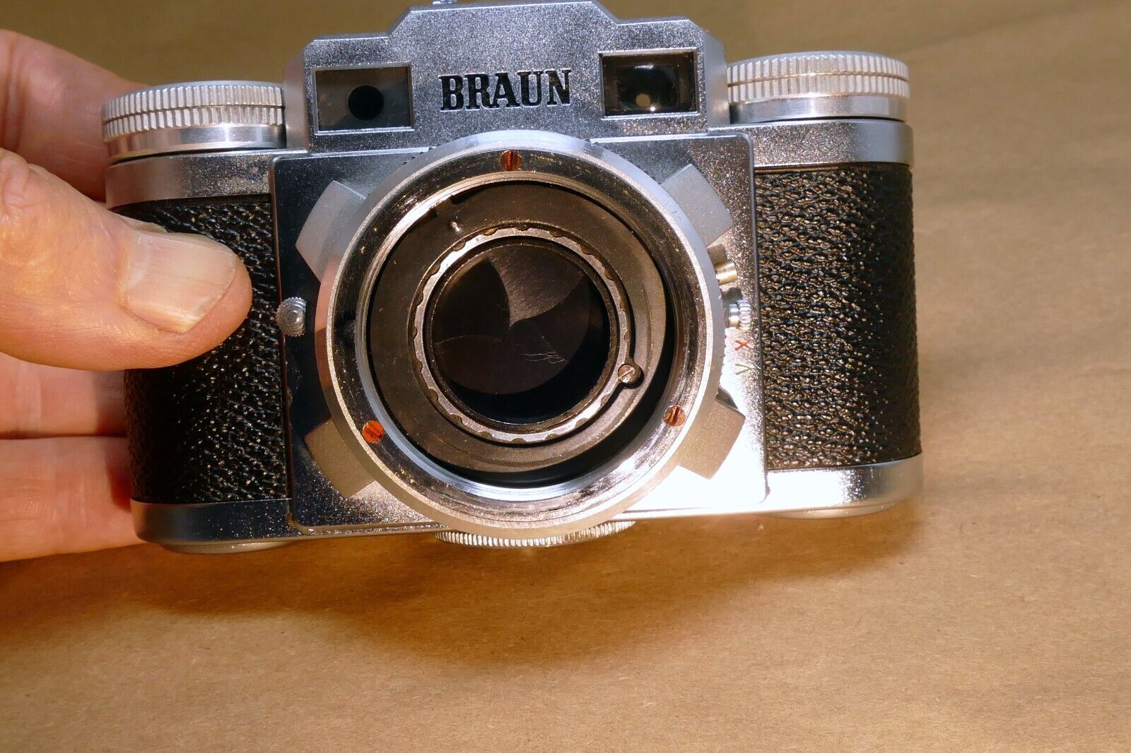 Braun Nurnberg Super II rangefinder camera body only double stroke winding