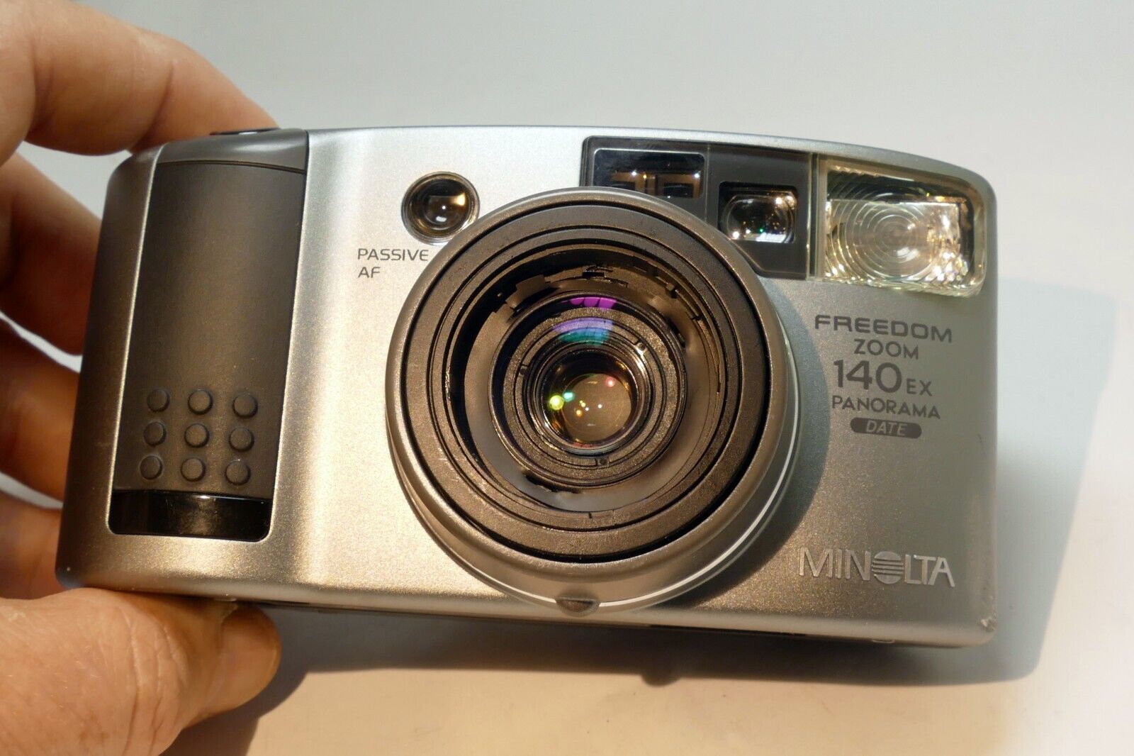 Minolta Freedom Zoom Panorama 140EX Point Shoot 35mm Film Camera AS IS untested