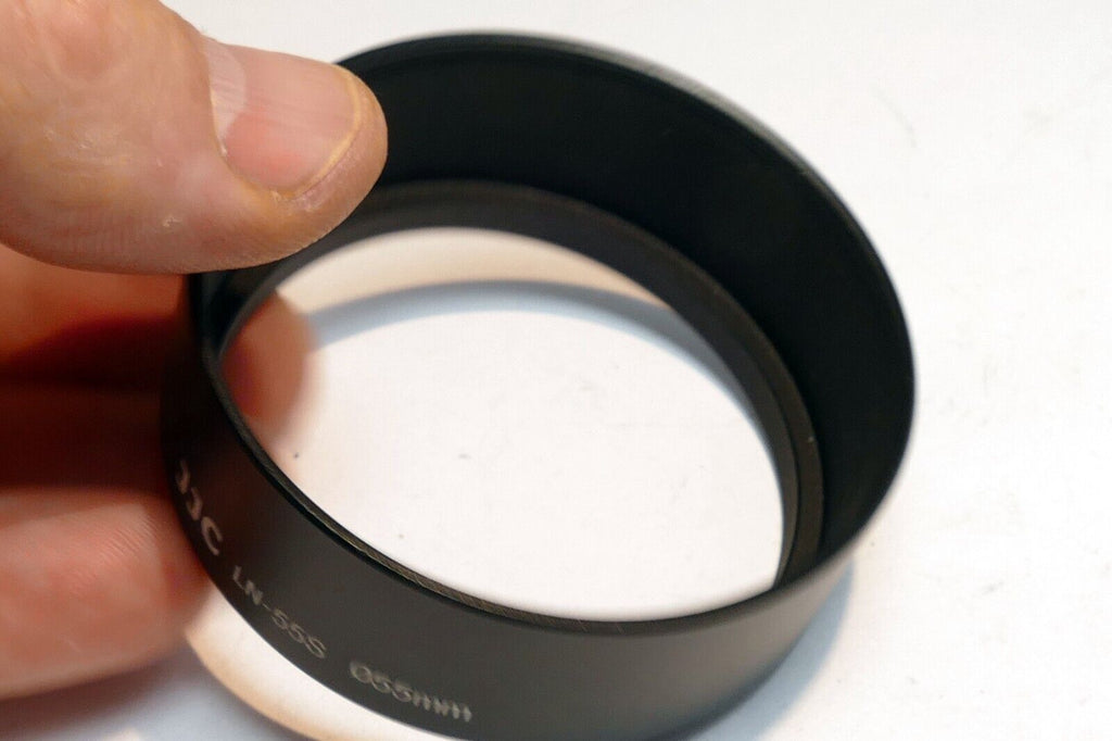 55mm OD Lens Hood Shade  threaded  Metal double threaded