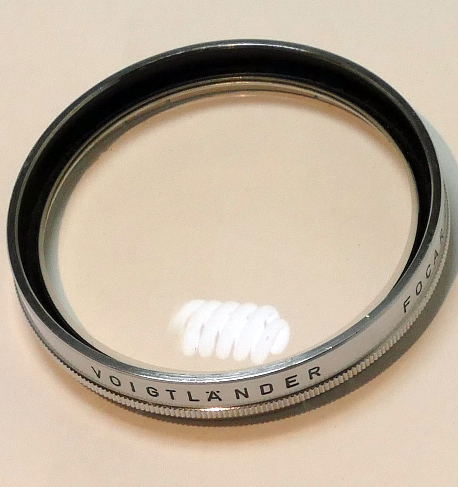 VoigtlanderFocar C  47mm Filter 345/47 Germany Nocton  (slip on type) close up
