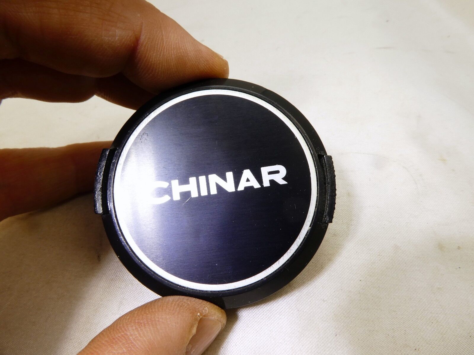 Chinar front lens cap snap on type plastic 52mm  vintage