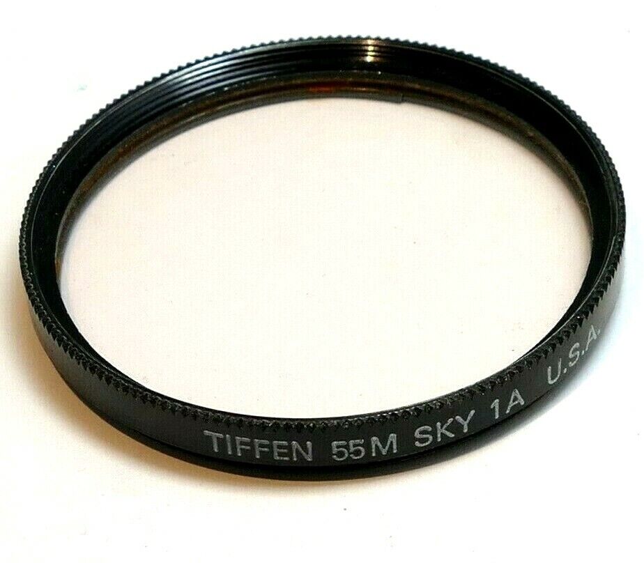 Tiffen 55mm Sky Skylight 1A Lens Filter threaded screw in made in USA