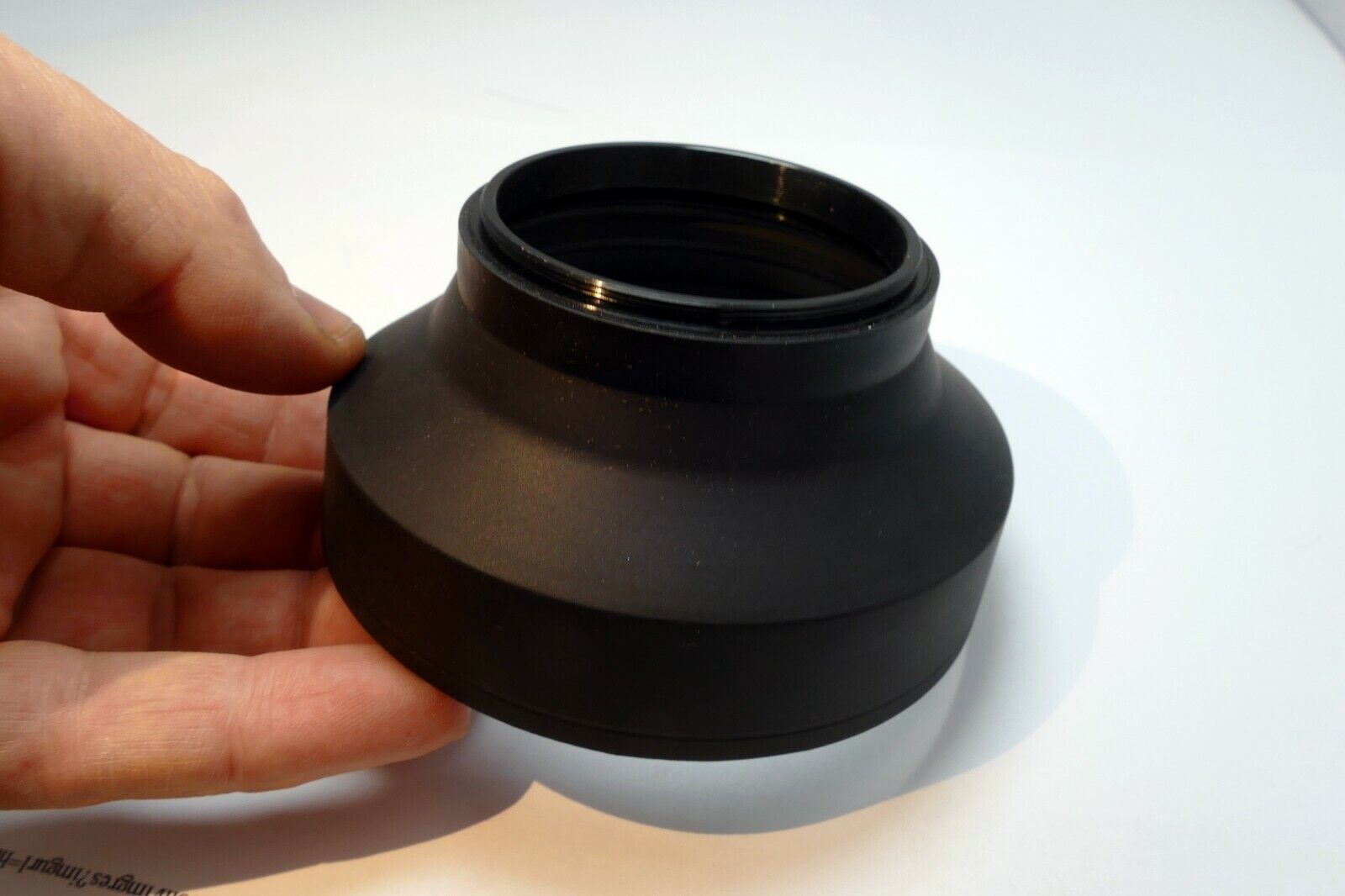 58mm screw in  Rubber Lens Hood Shade Collapsible 3-way 70-210mm telephoto