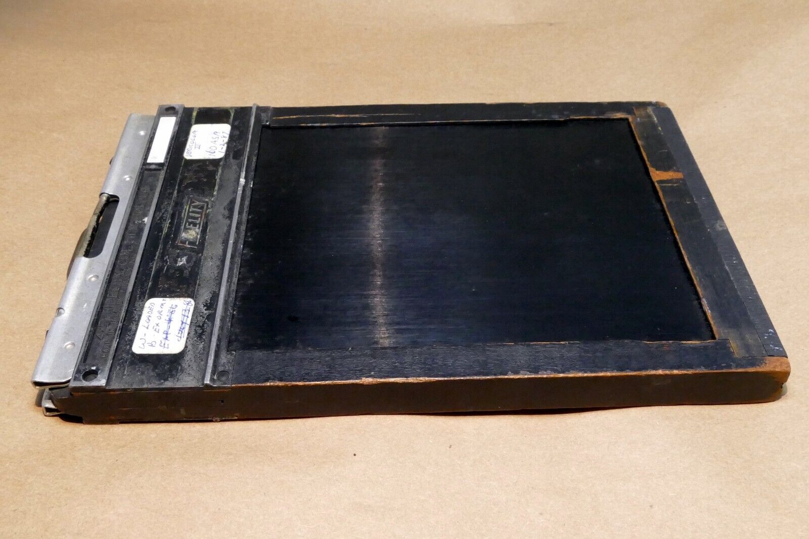 One Fidelity Elite 4x5 Cut Film Holder  with dark slide - works good