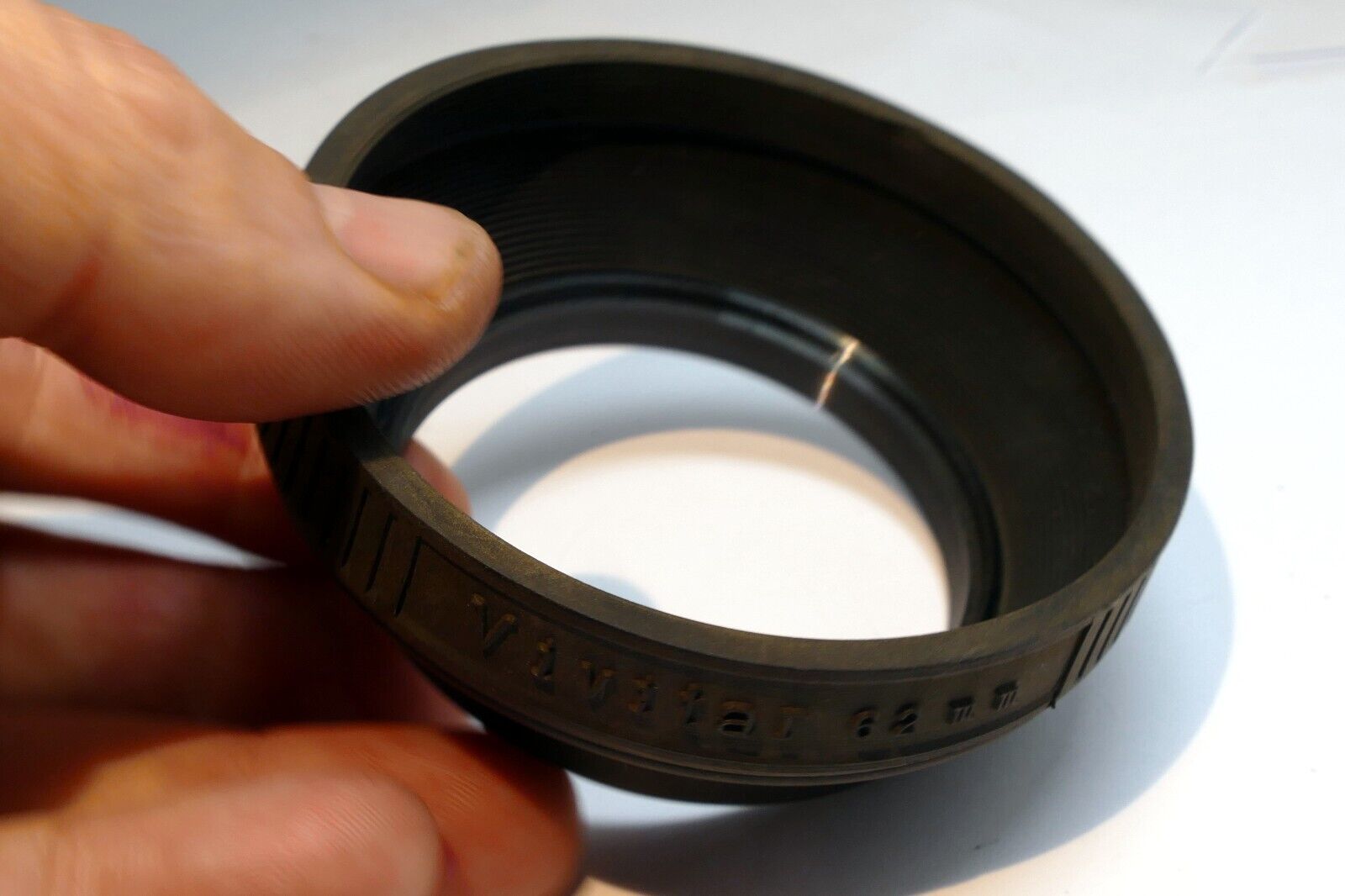 62mm Collapsible Rubber Lens Hood Shade for 70-210mm zoom double threaded