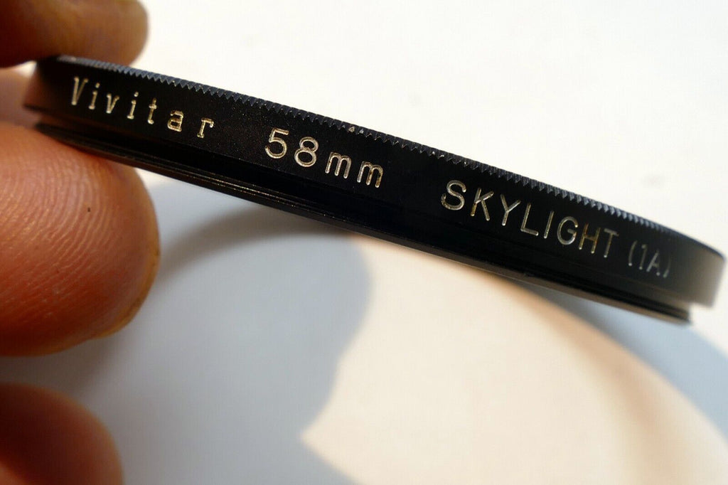 Vivitar Skylight 1A 58mm Lens Filter