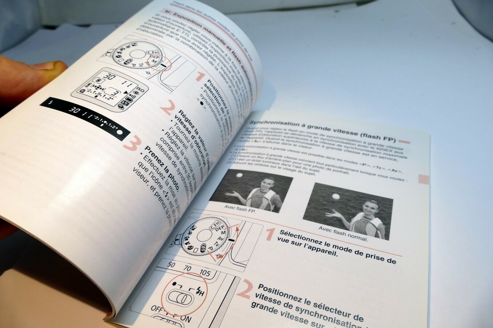 Canon Speedlite 420 EX Mode D'emploi F Francaise Guide d'instructions du flash