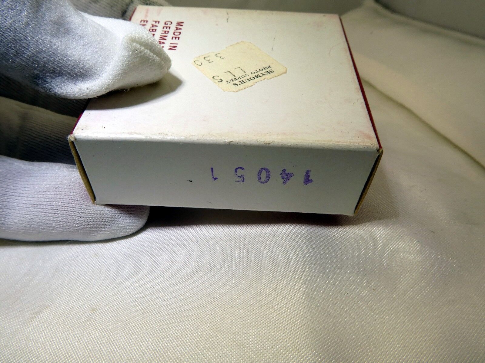 Empty Paper Box for Leica 14051 Rear Lens CAP vintage OEM