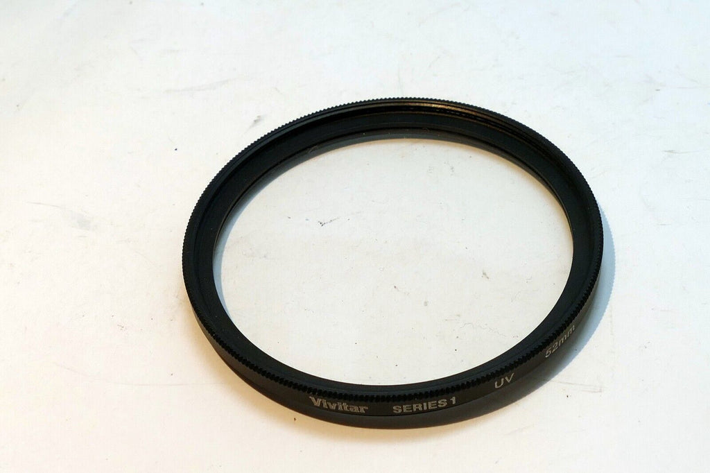 Vivitar UV Series 1 52mm Lens Filter wide angle slim low profile