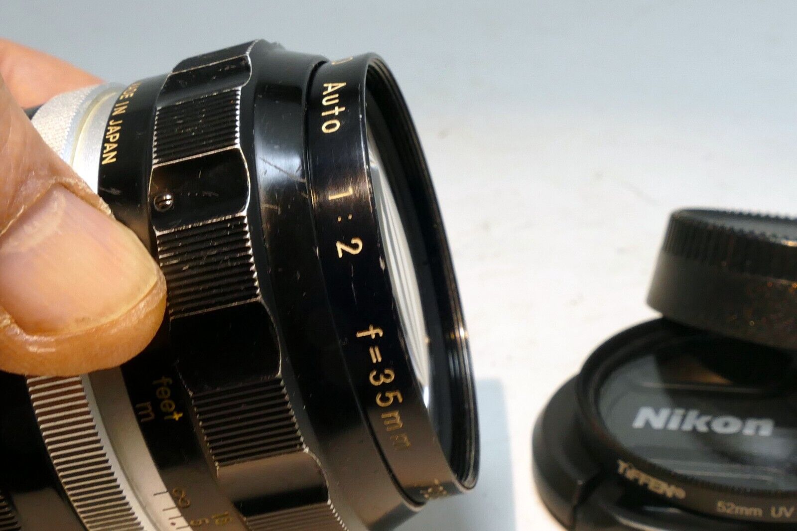Nikon Nikkor-O 35mm f2 AI F Prime lens f2.0 (home Ai'd) - AS IS Parts or Repair