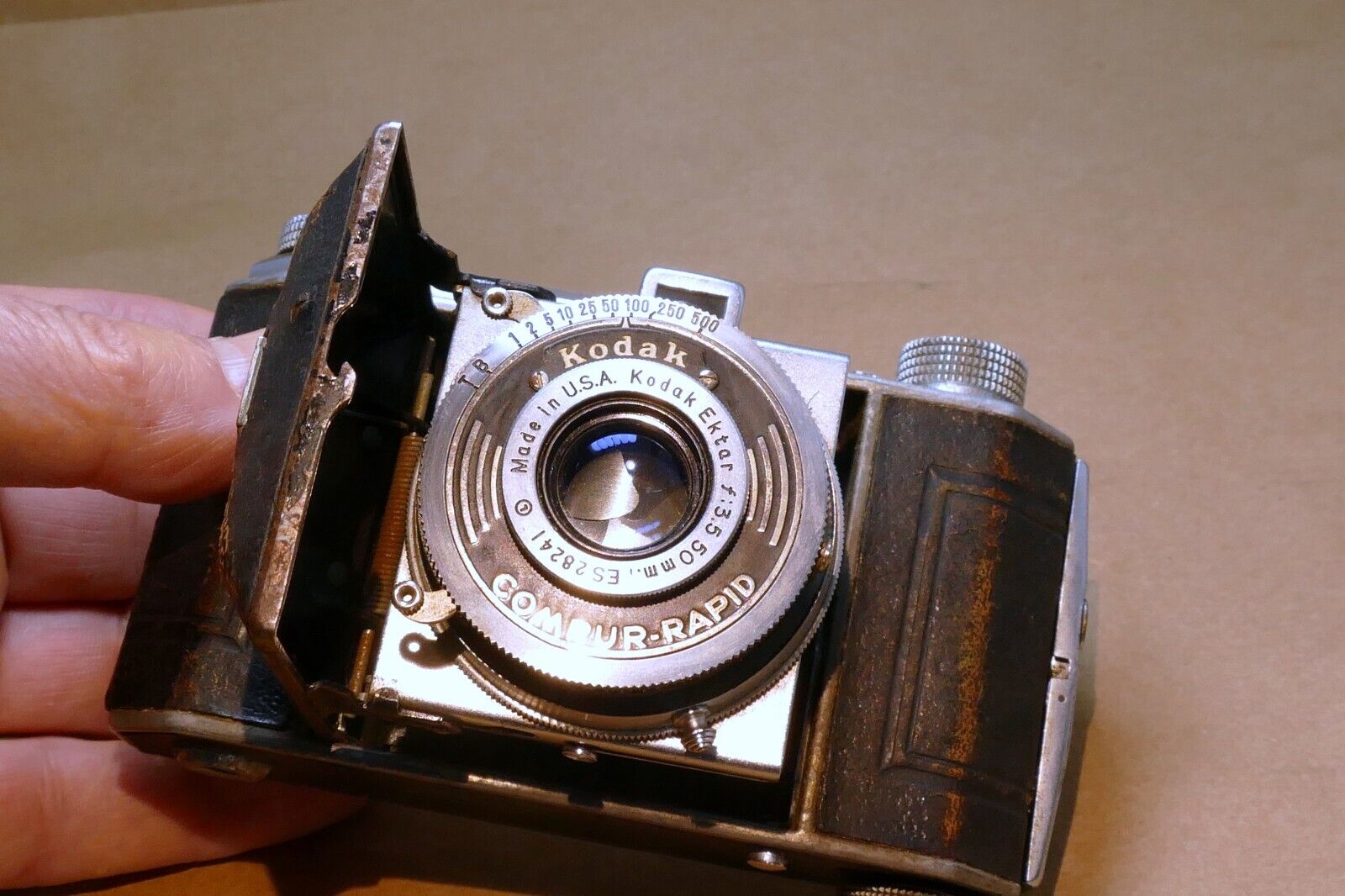 Kodak Retina I Type 126 35mm Rangefinder Camera with Ektar 5cm f/3.5 Lens AS IS