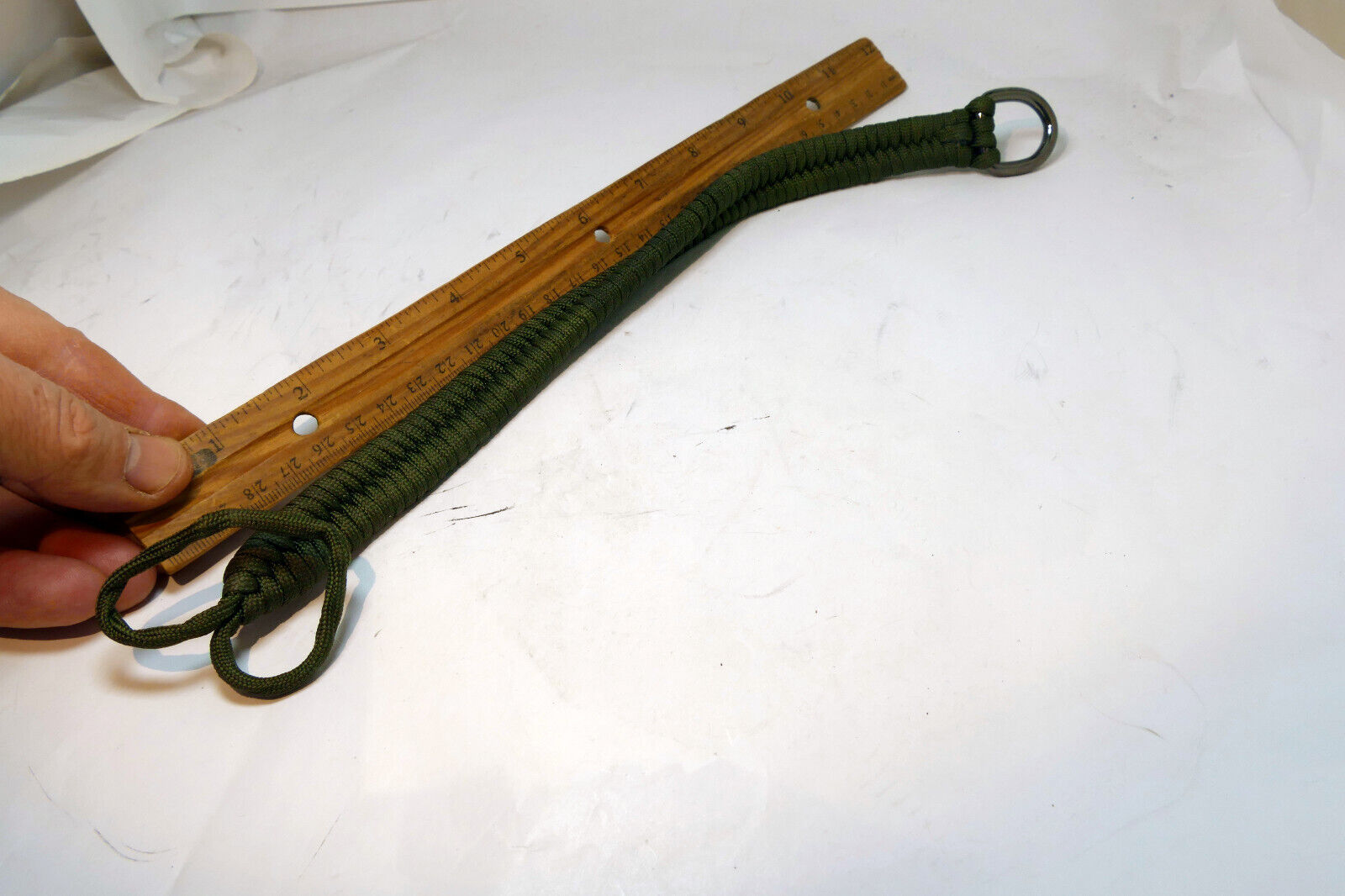 Paracord Hand Camera strap green khaki camo sturdy
