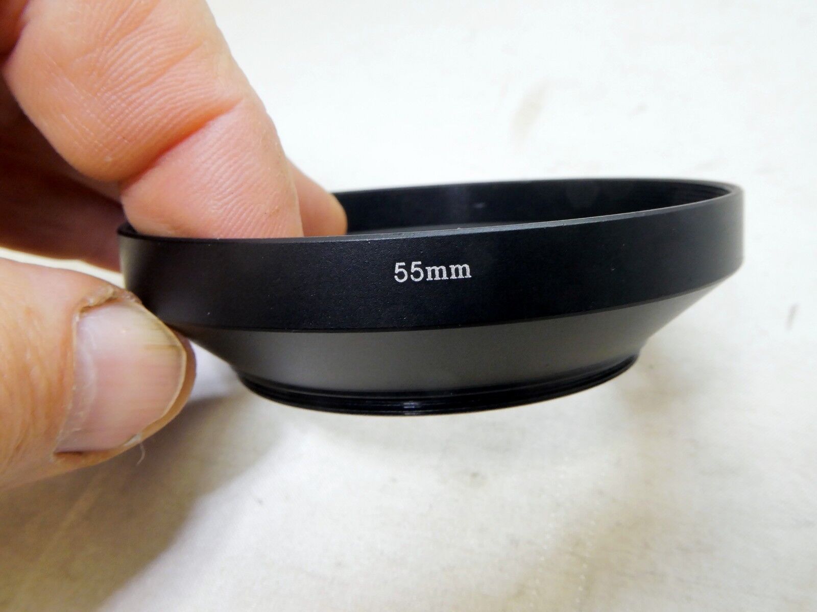 55mm Wide Angle Lens hood Metal for 24mm 28mm f2.5 f2.8 f2.0 Screw in
