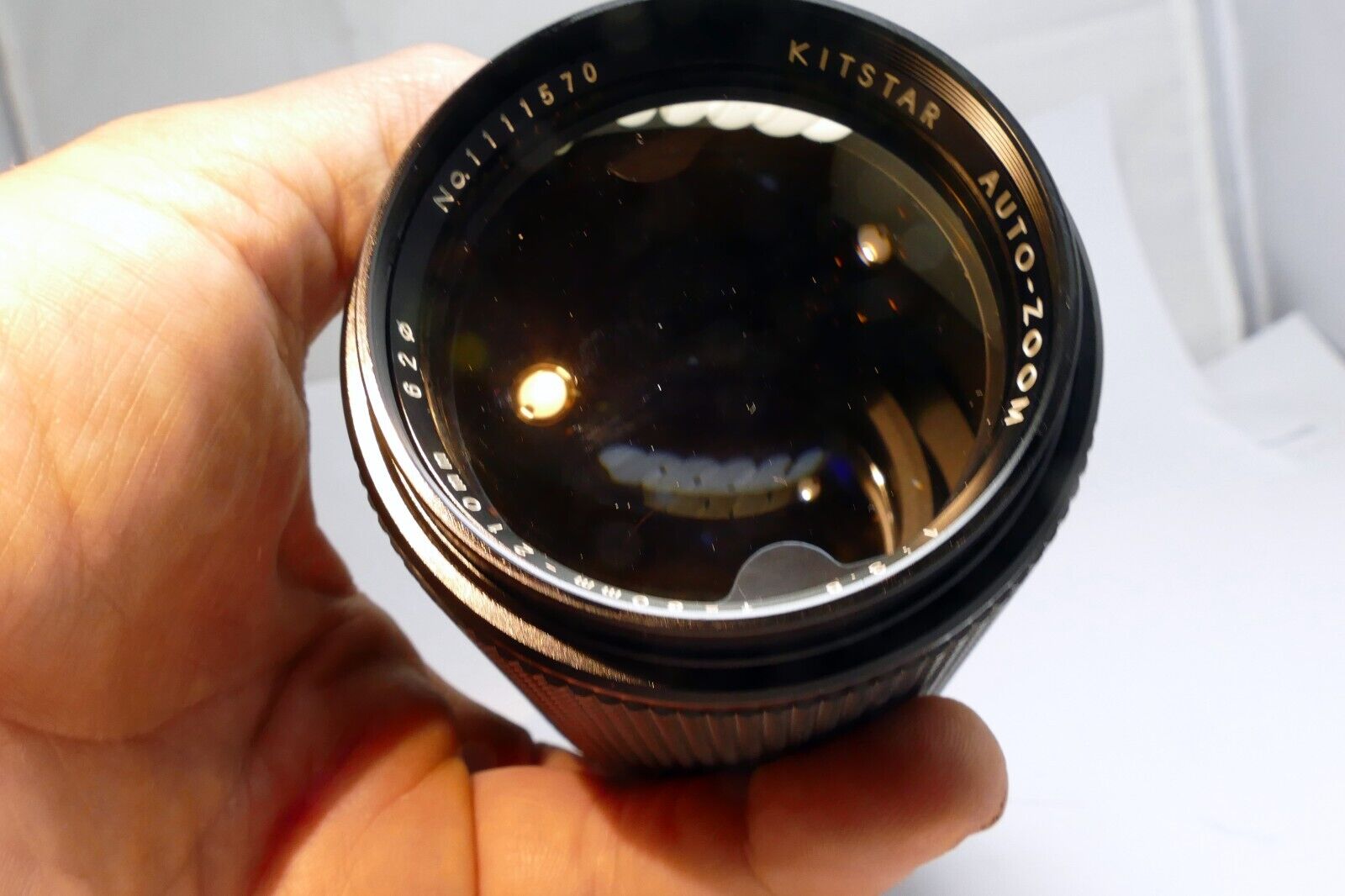 Kitstar 80-210mm f3.8 FD Lens for Canon manual focus telephoto  sticky aperture