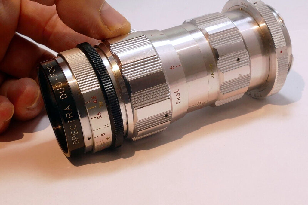 SPECTRA DUO-FOCUS 140mm f4.5 Lens for Exakta Mount 230mm f7.9 telephoto