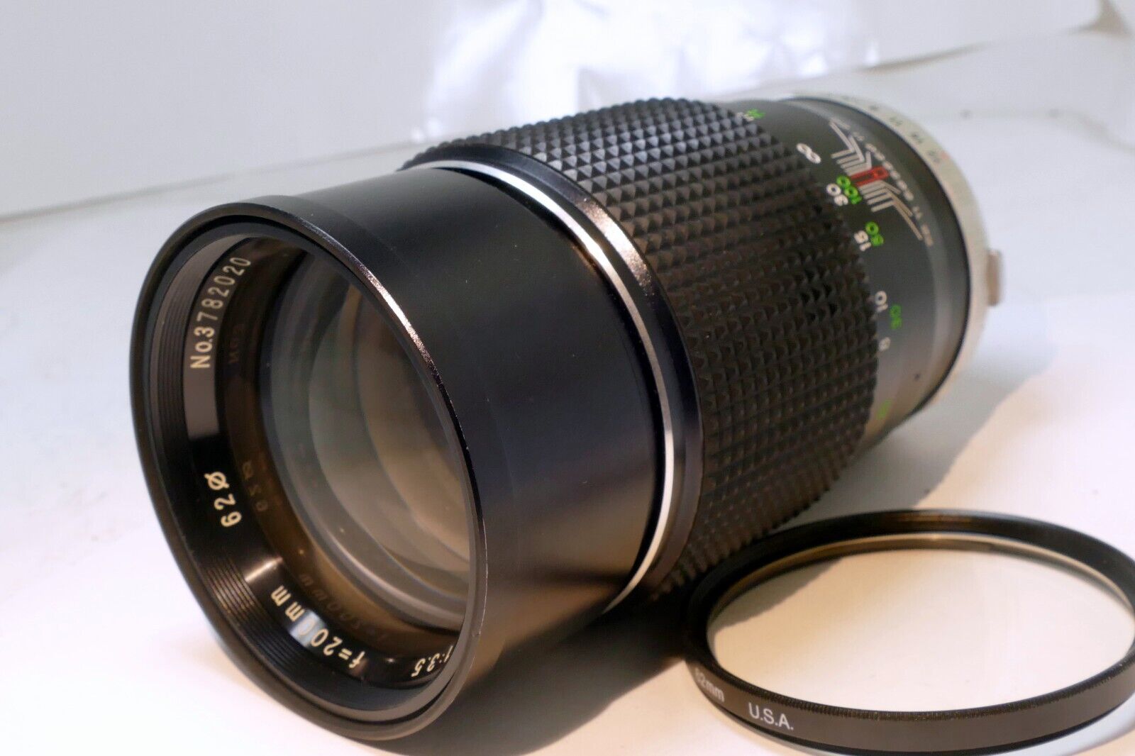 Soligor 200mm f3.5 for Olympus OM manual focus Telephoto prime Lens
