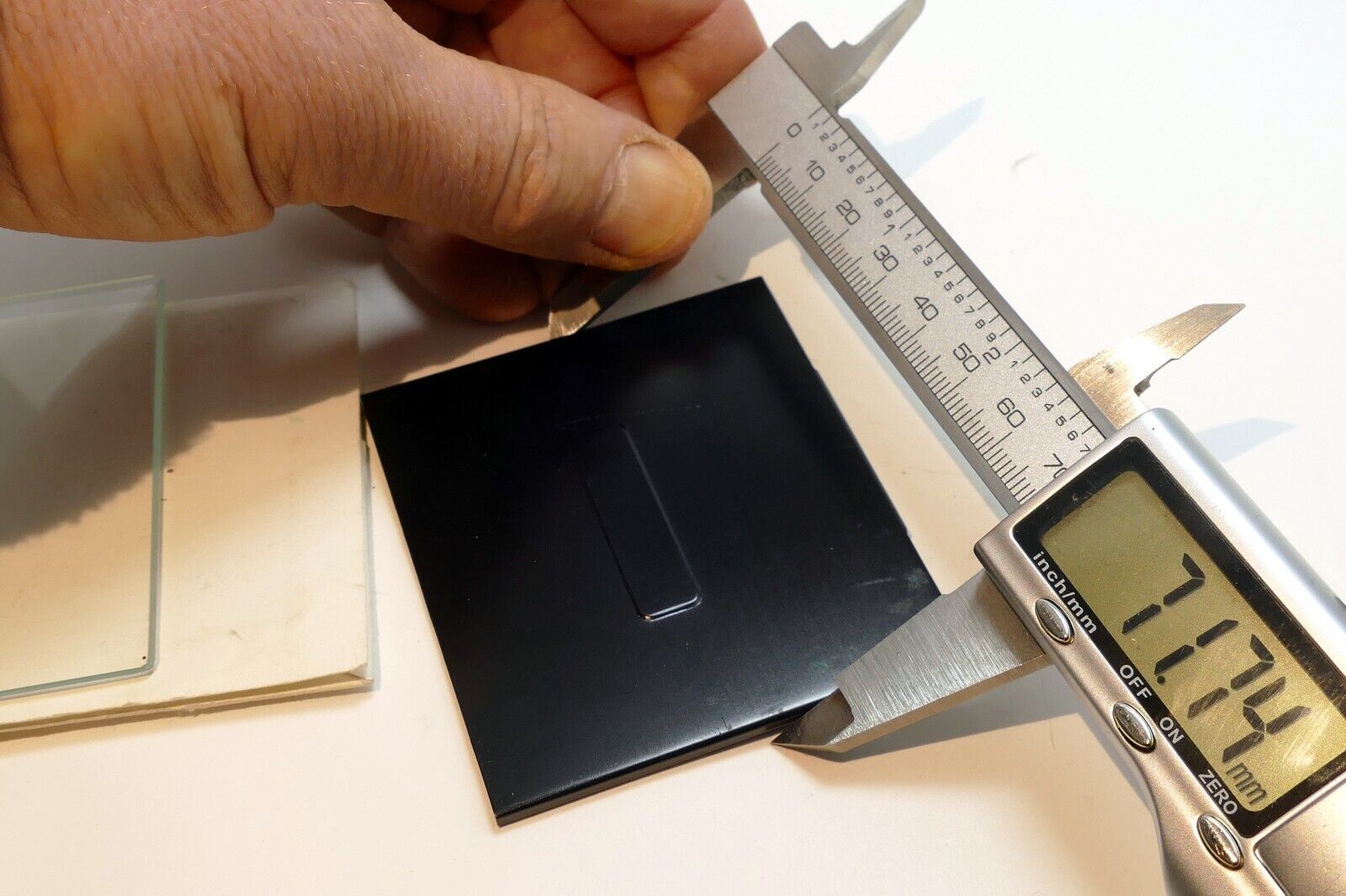 Glass with mask frame for 6X6 camera medium format Kowa six