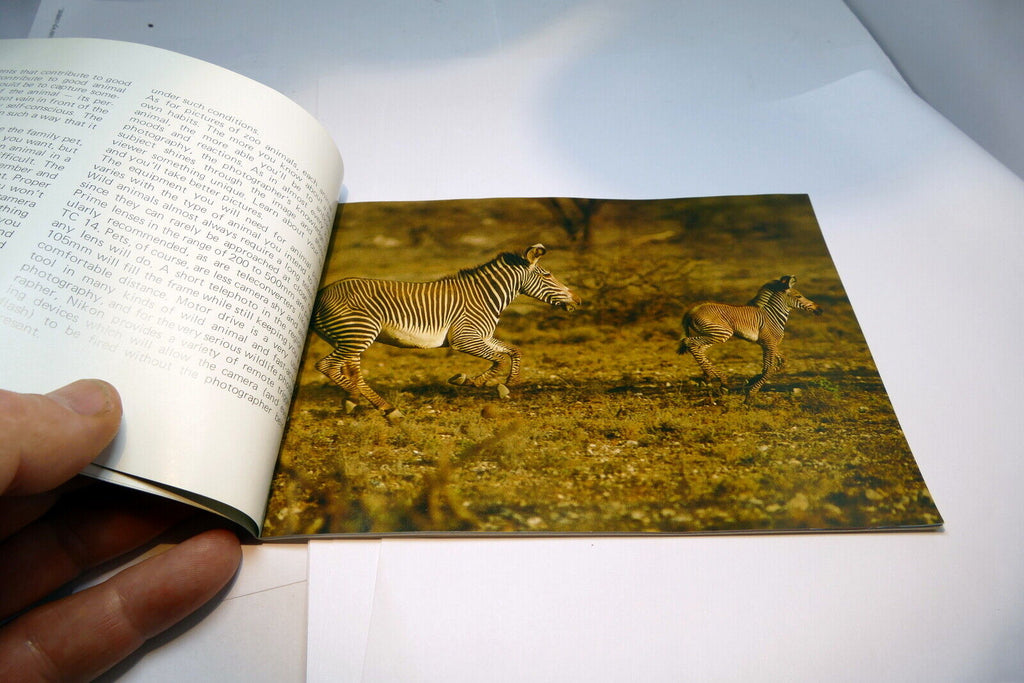 Nikon way to Photography Handbook camera Brochure Moscow Olympics 1979