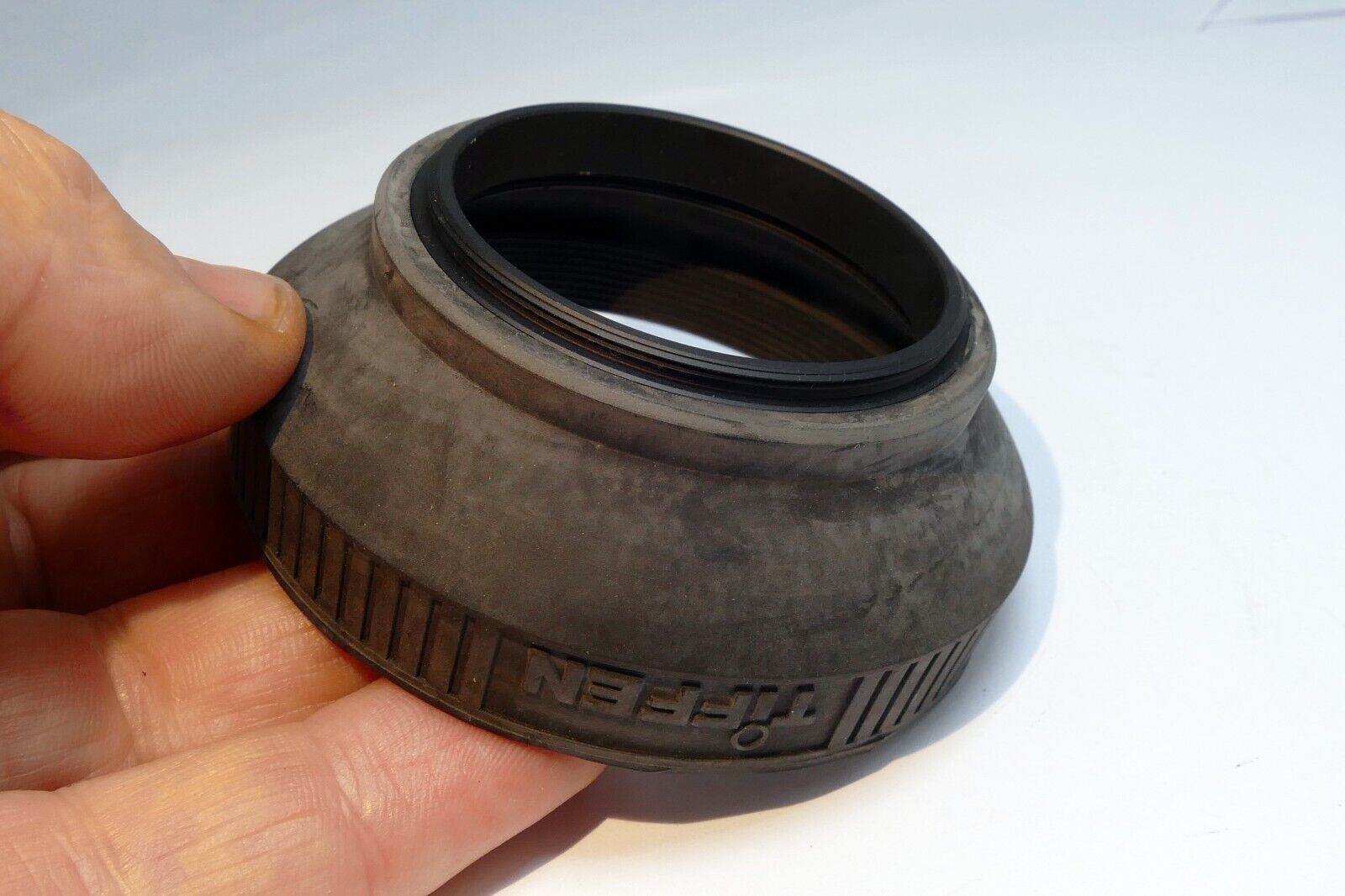 Tiffen 49mm  Rubber Lens Hood Shade  double threaded for 50mm f1.7 f2