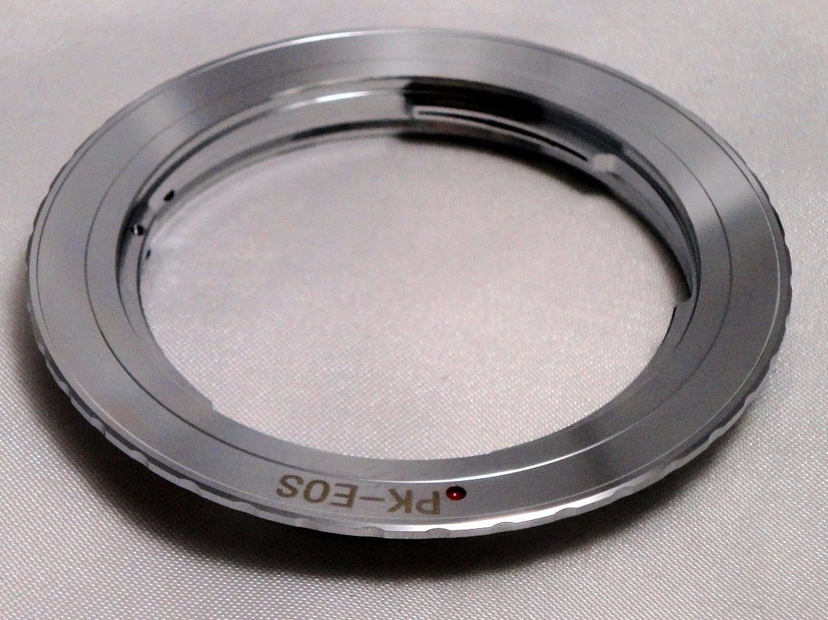 Pentax K PK KR KA A FA M Lens to Canon EOS EF-S Camera mount adapter Ring T7i
