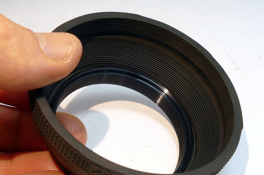58mm Rubber  Lens Hood Shade Double threaded for 57mm f1.4