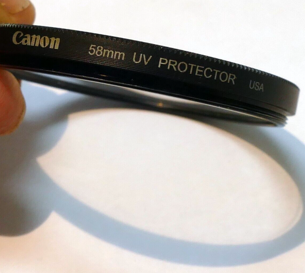 Canon 58mm Lens Protect filter for 18-55mm IS EF-s  - - OEM , made in USA