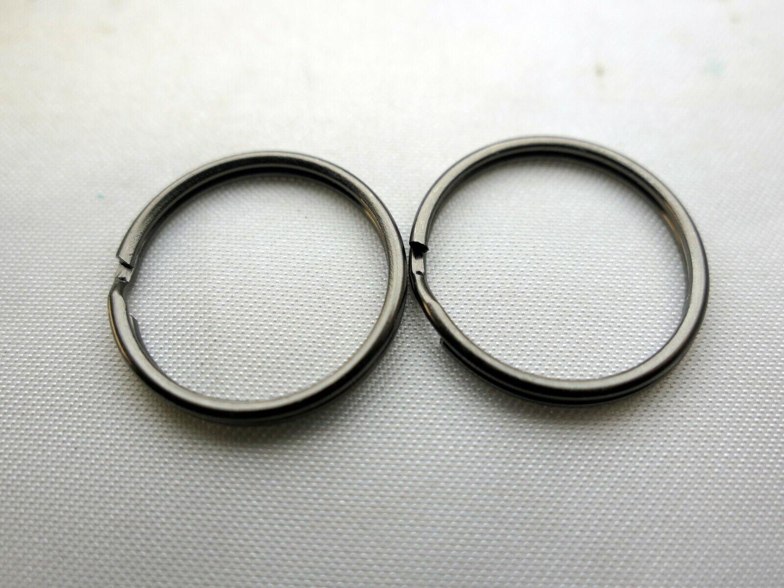 2cm 20mm Lug Connector Metal Split O-Rings hoop ring for camera strap gun black